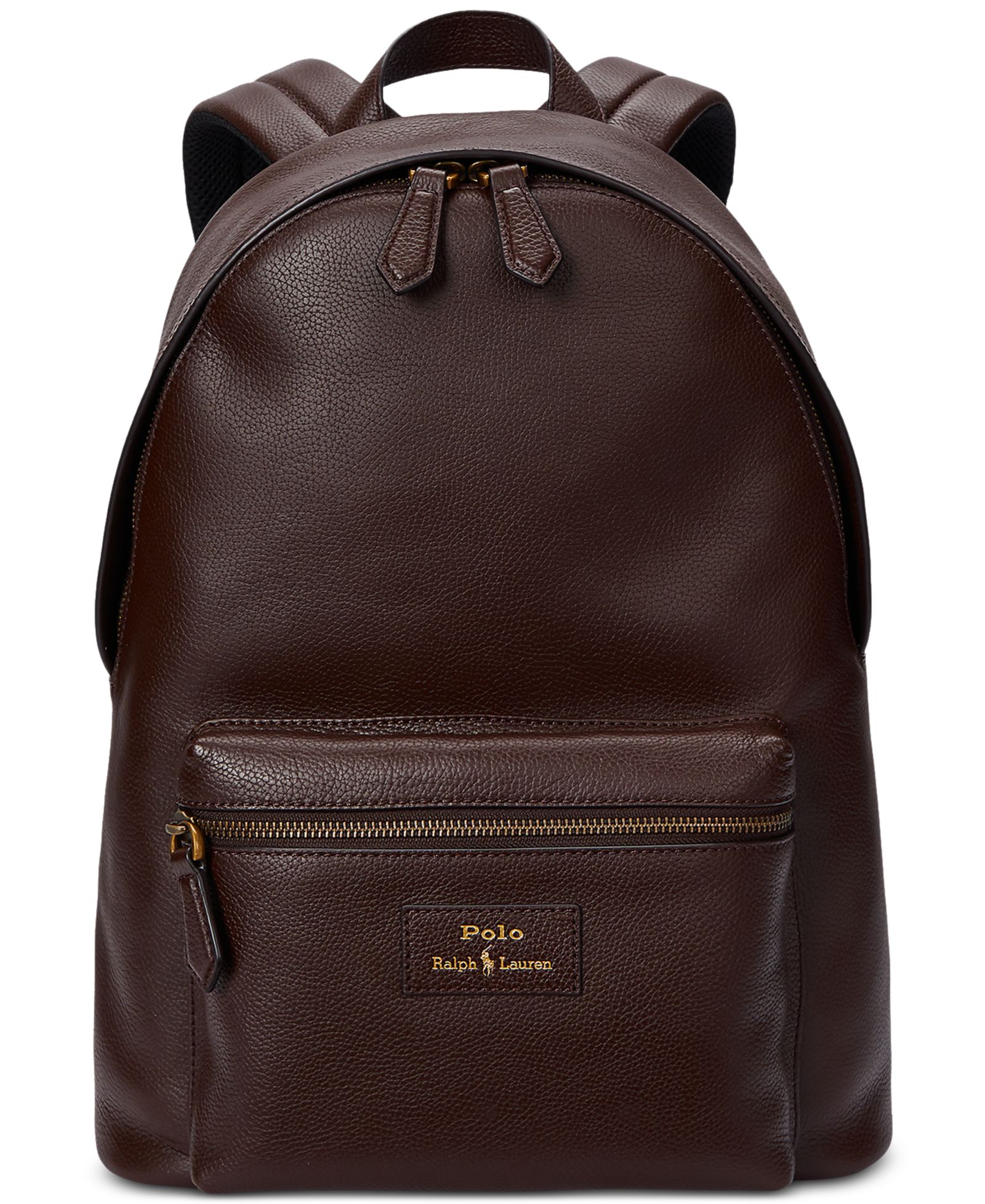 Мужской рюкзак Polo Ralph Lauren из зернистой кожи