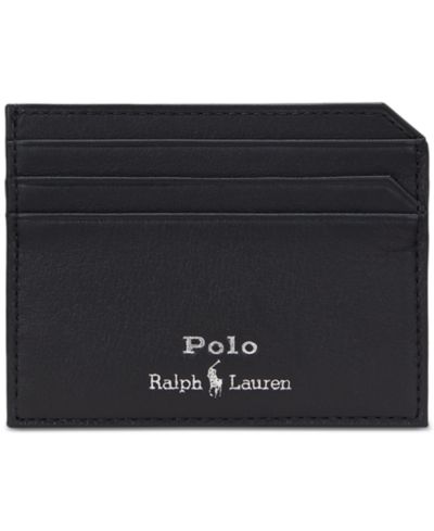 Мужской кожаный картхолдер Polo Ralph Lauren Smooth Leather