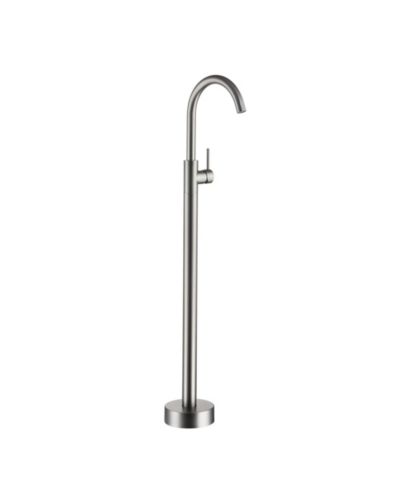 Смеситель для ванны Boyel Living Freestanding Floor Mount Bath Tub Filler Faucet with Single Handle and Water Supply Lines