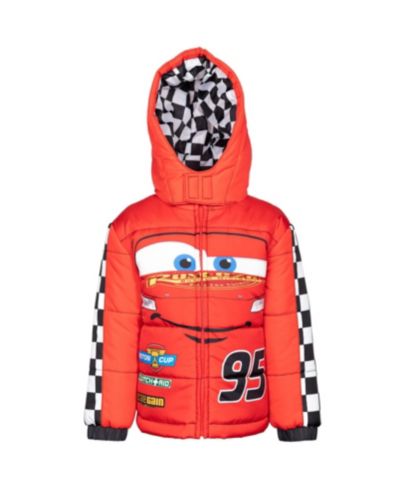 Зимняя куртка-пуховик Cars Pixar Lightning McQueen Zip Up для малышей
