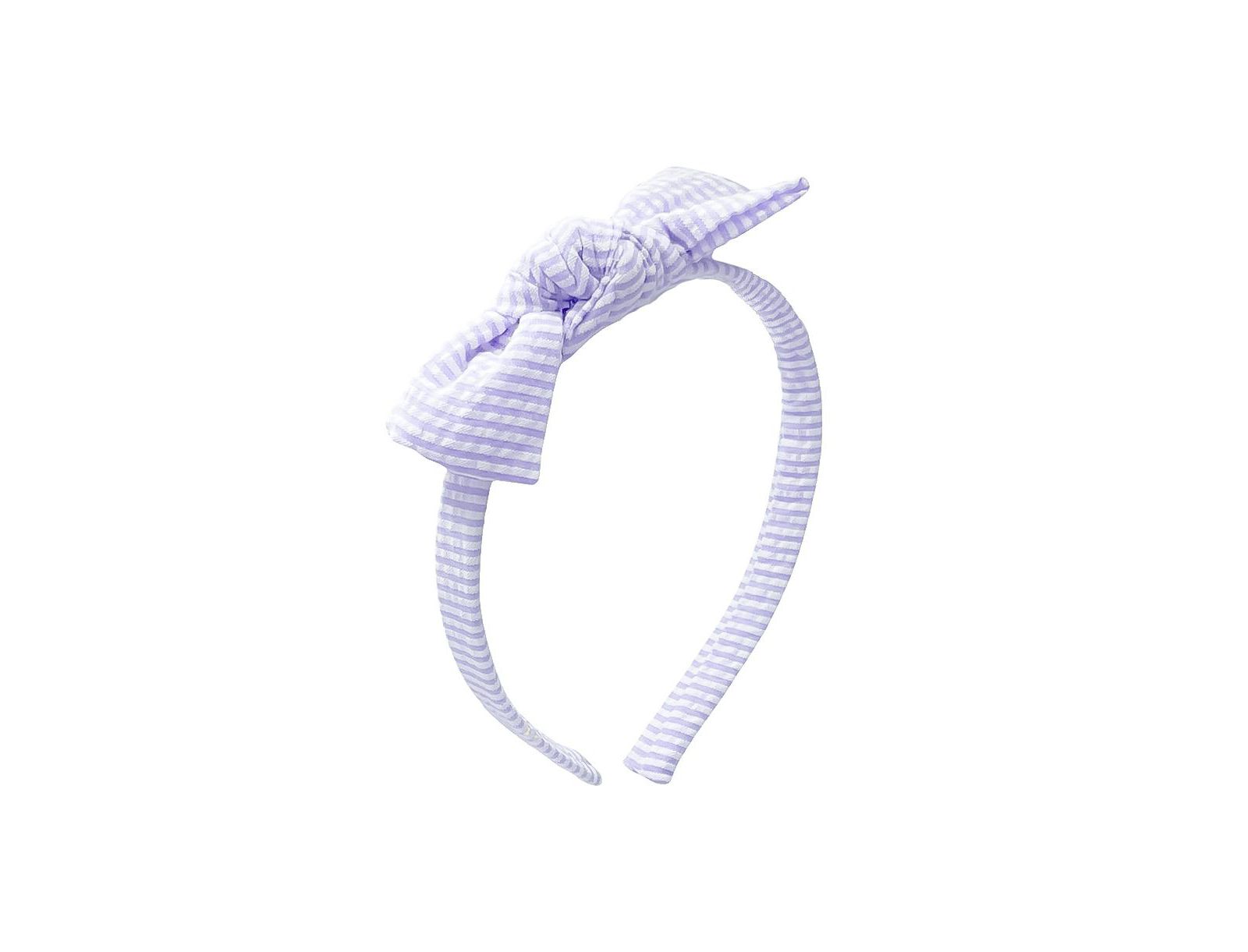 Bits & Bows Girls  Seersucker Bow Headband