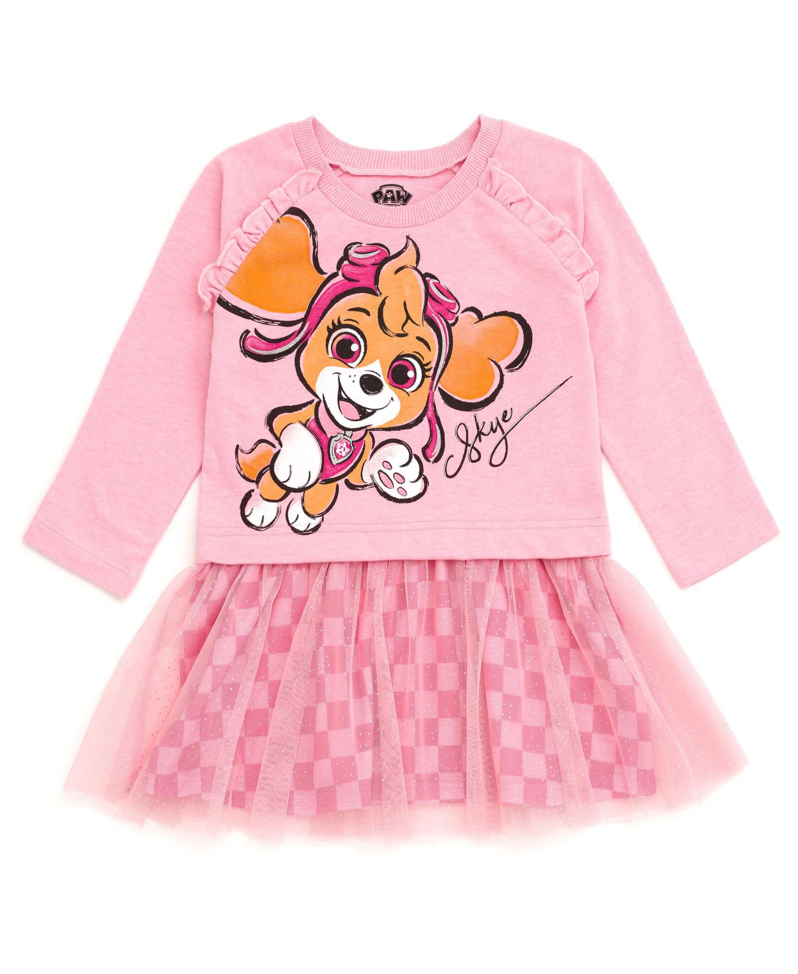 Детское платье-пачка Paw Patrol Little Girls Skye Glitter Tutu