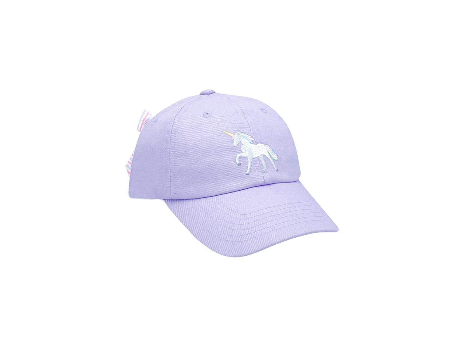 Детская бейсболка Bits & Bows Rainbow Unicorn Bow в лавандовом цвете