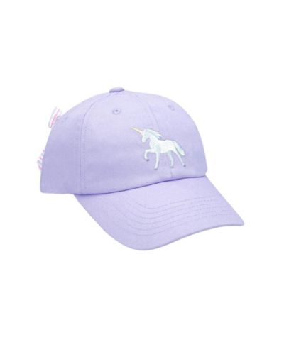 Детская бейсболка Bits & Bows Rainbow Unicorn Bow в лавандовом цвете