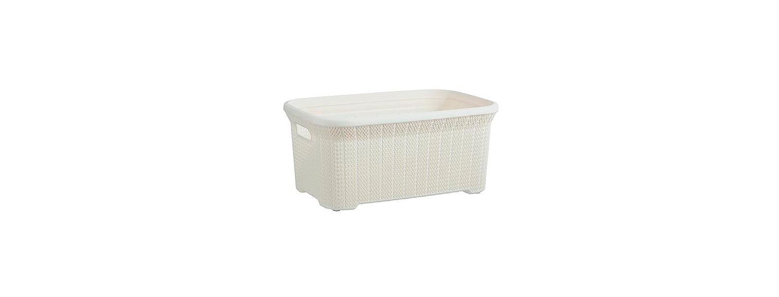 Superio 40 L Knit Design Laundry Basket
