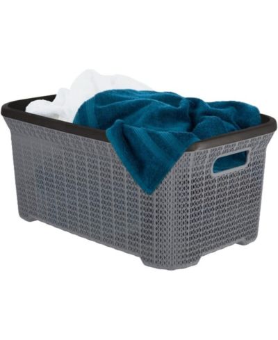 Плетеная корзина для белья Superio 40 L Knit Design