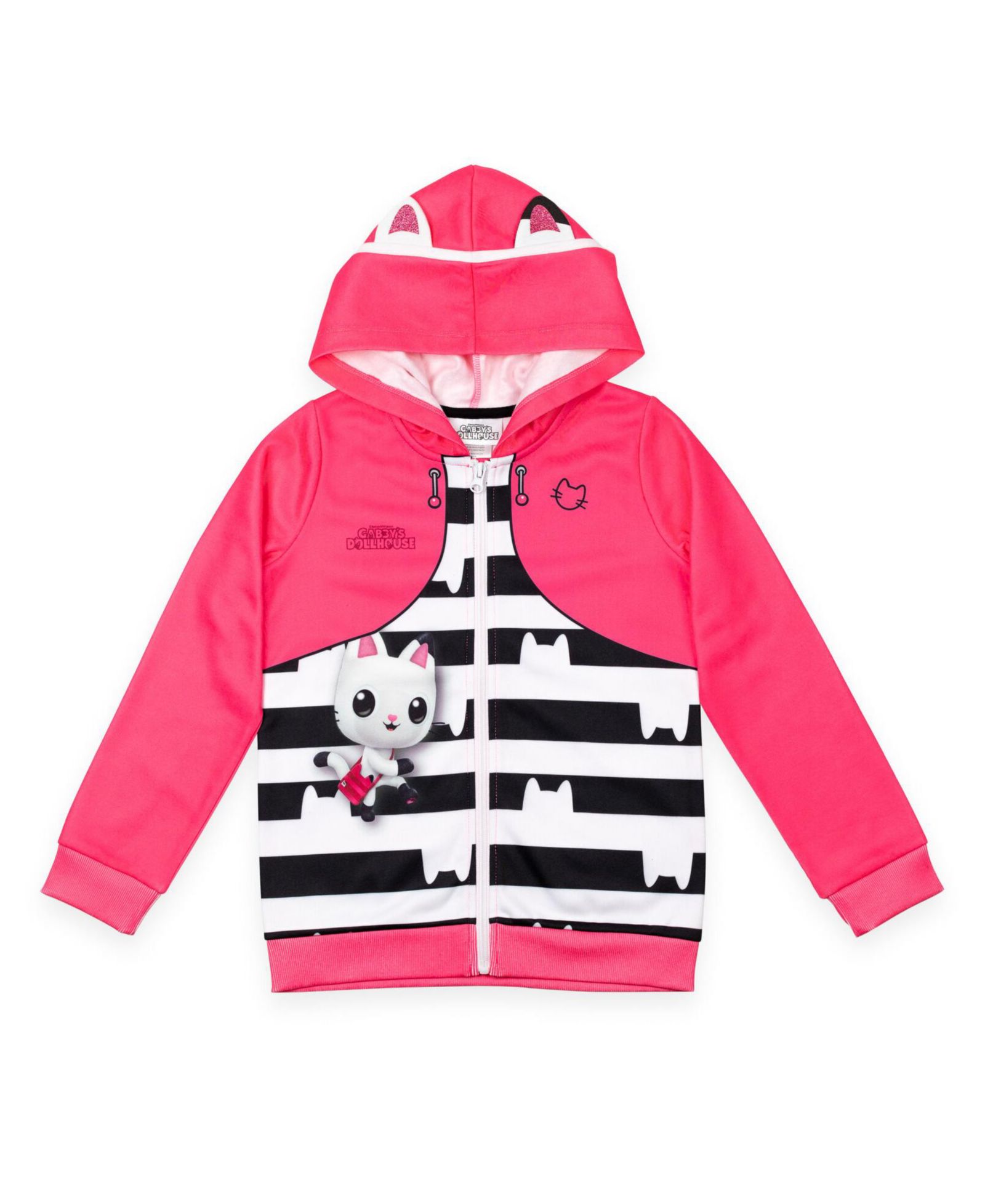 Gabby's Dollhouse худи Zip Up для девочек Dreamworks