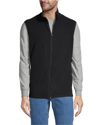 Lands' End Men's Thermacheck 100 Fleece Vest