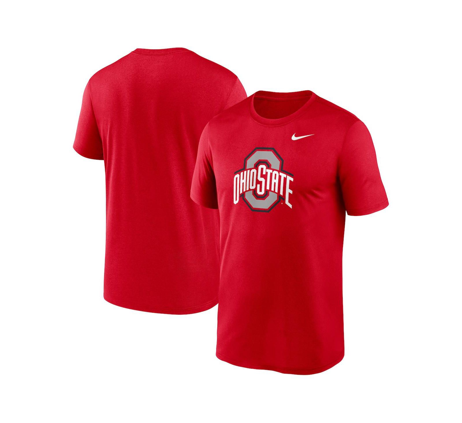 Мужская футболка Nike Scarlet Ohio State Buckeyes Primetime Legend Logo