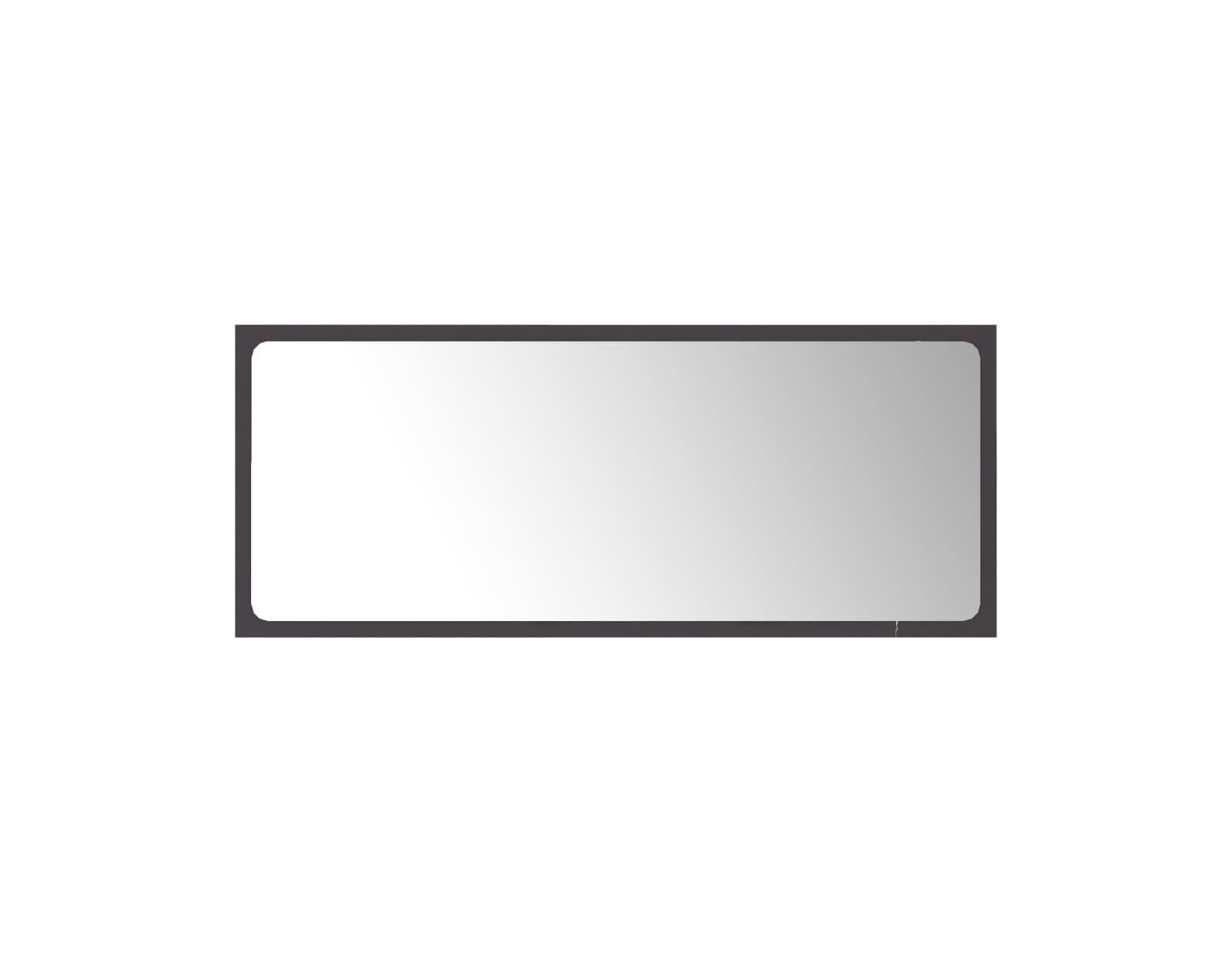 Mirror Grey Engineered wood, acrylic 35 x 14 in Mirror