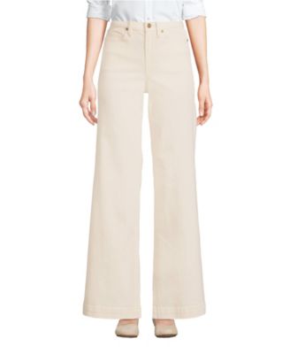 Женские джинсы Lands' End Recycled Denim High Rise Wide Leg