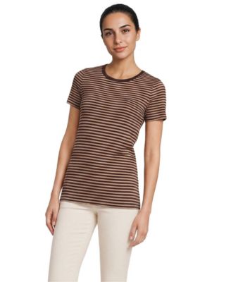 Rich coffee/heather stripe