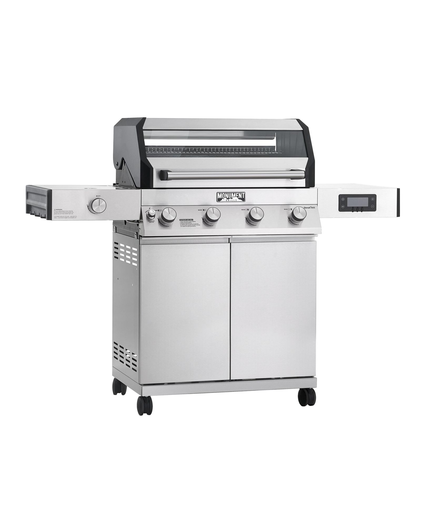 4 Burner Stainless Steel Denali Series Smart Grill