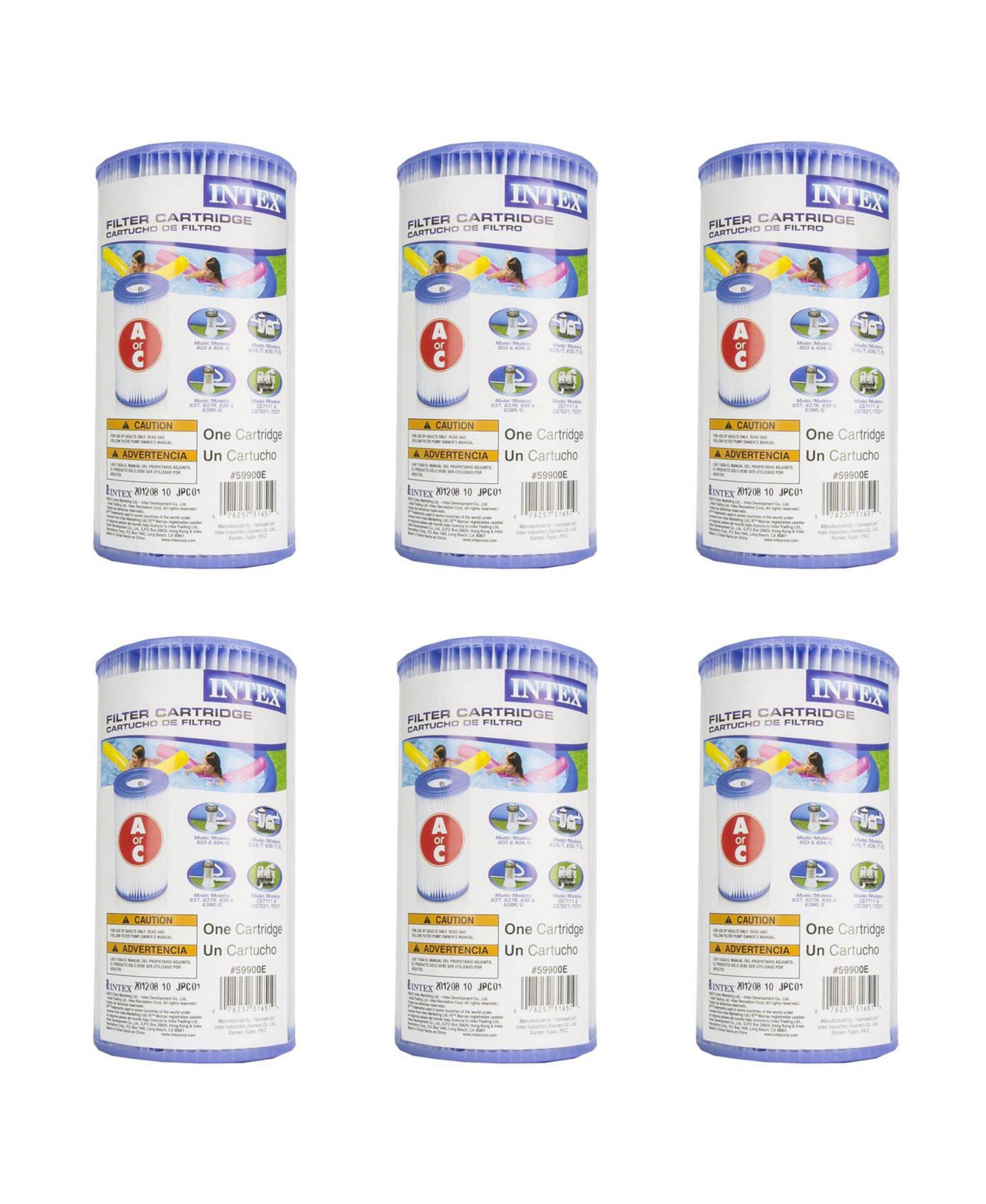 Фильтр-картридж Intex для бассейна Easy Set Type A (6 шт.)