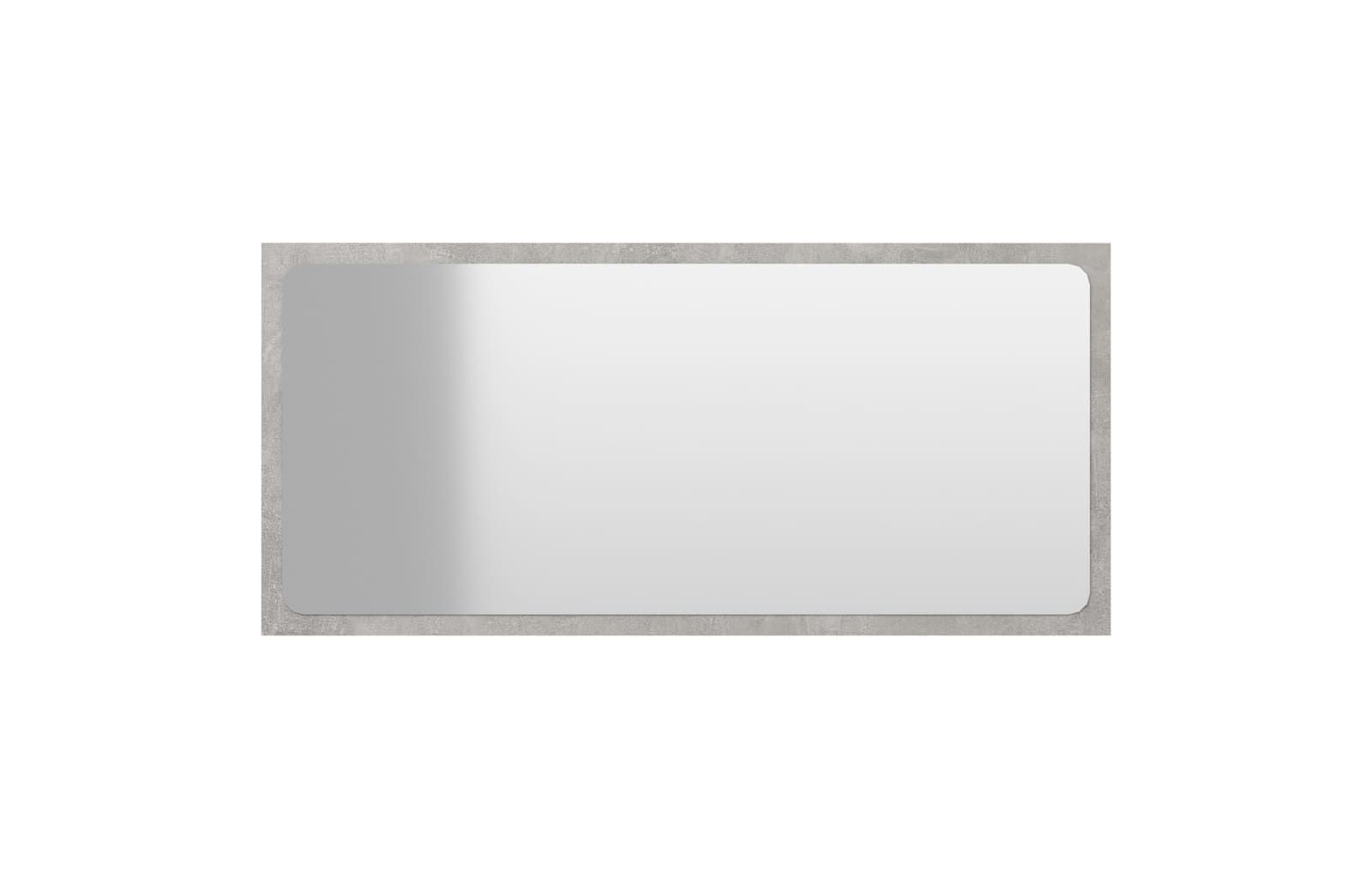 Mirror Concrete grey Engineered wood, acrylic Large