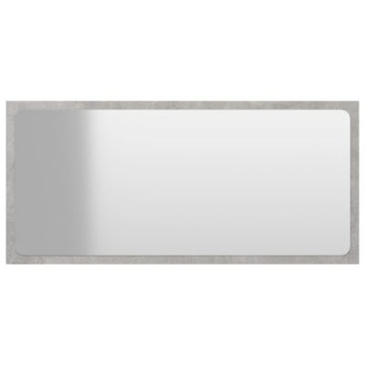 Зеркало Concrete grey Engineered wood, acrylic Large