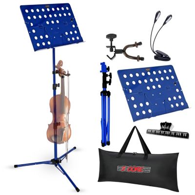 Музыкальная подставка 5 Core Height Adjustable Portable Folding с Light Clip