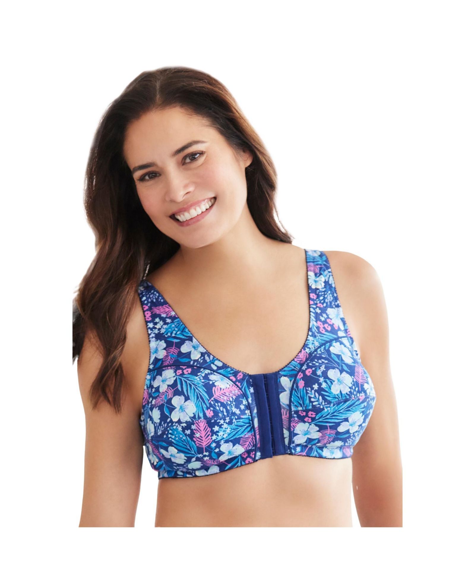 Comfort Choice Women's Front-Close Wireless Bra