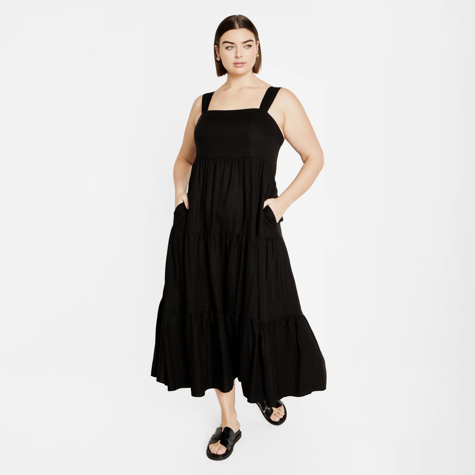 Женское платье макси CITY CHIC Livvy