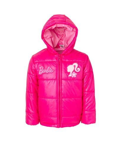 Barbie Girls' Hooded Puffer Jacket