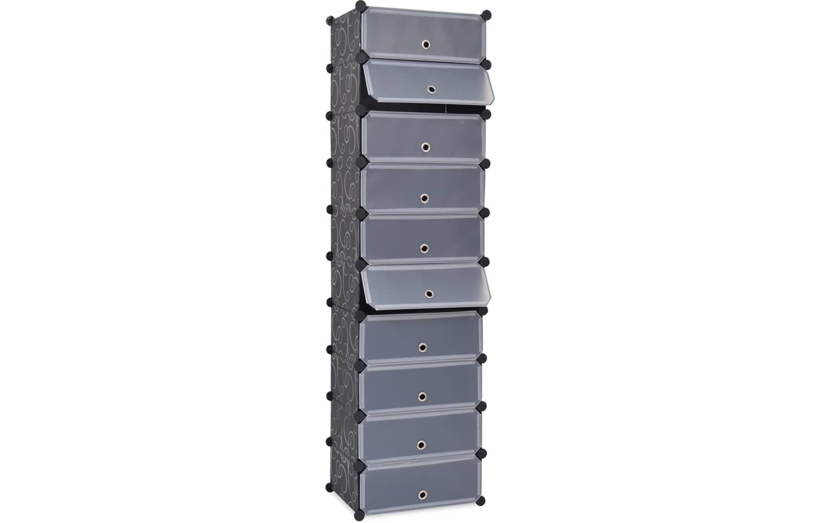 vidaXL Plastic panels, Steel frames Large Shoe Organizer