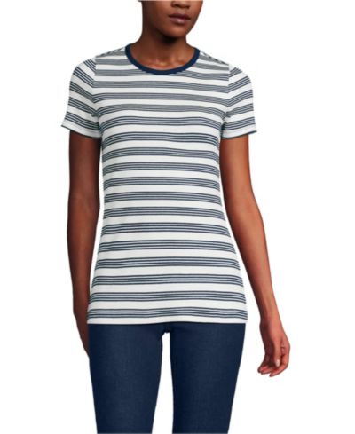 Ivory/deep sea quad stripe