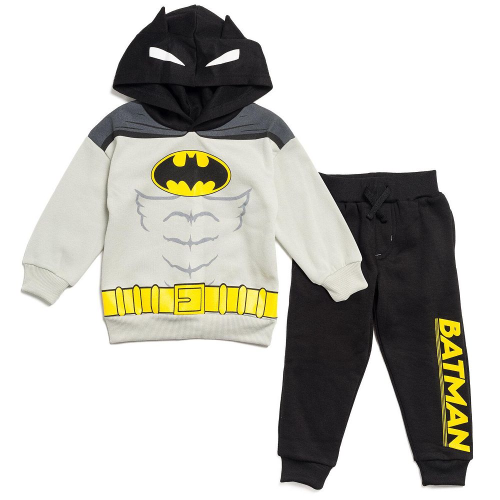 Детский комплект из флисовой толстовки на молнии и брюк Justice League для мальчиков (2T-5T)