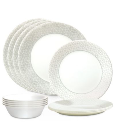 Corelle Vitrelle Signature Knox 12 Pc. Dinnerware Set, Service for 4