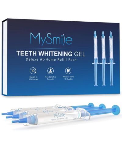 Гель для отбеливания зубов MySmile, набор для наполнения, 3 шт.