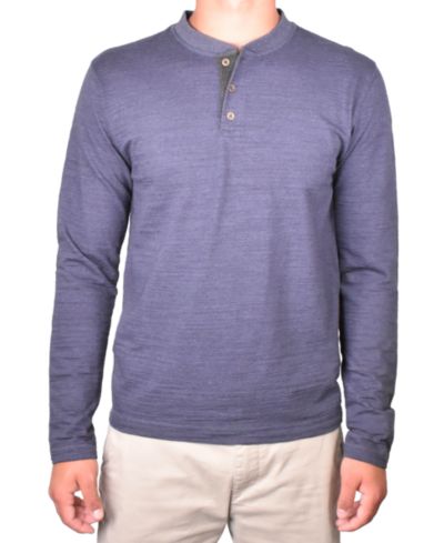 Vintage 1946 Мужская рубашка Henley Slub Burn Out, винтаж 1943