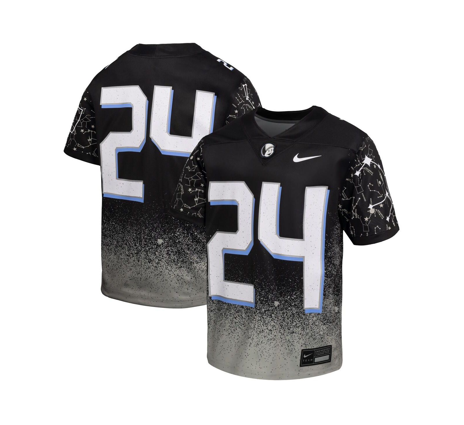 Детская спортивная джерси Nike UCF Knights 2024 Space Game Alternate Black 24
