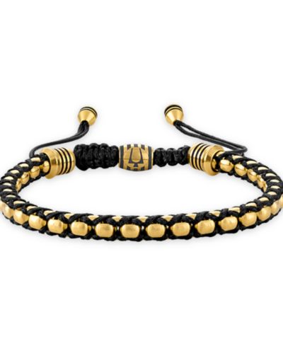 Браслет Bulova Gold-Tone Icon Beaded Bolo