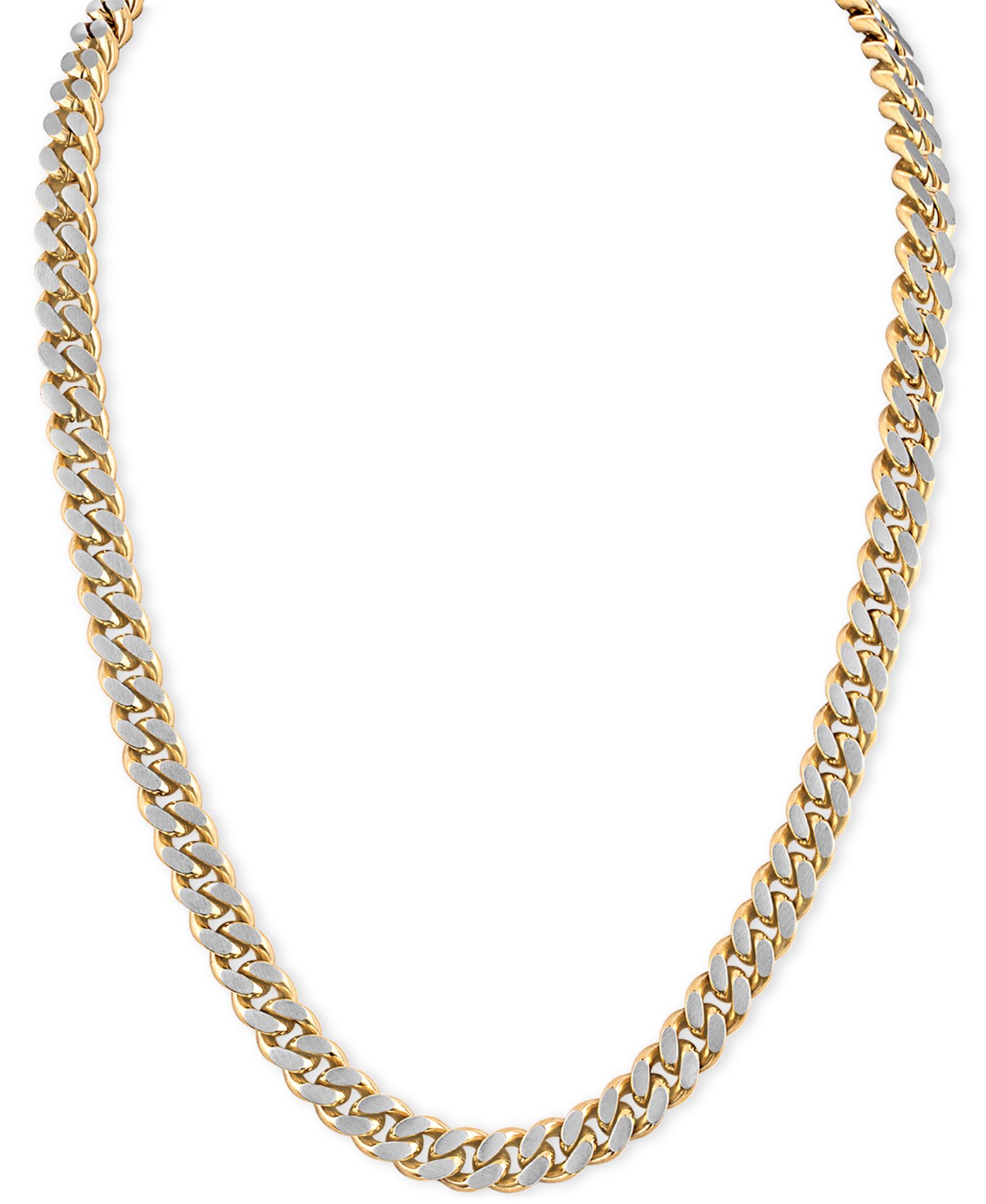 Ожерелье Bulova Classic Chain из нержавеющей стали двухцветное, 24"