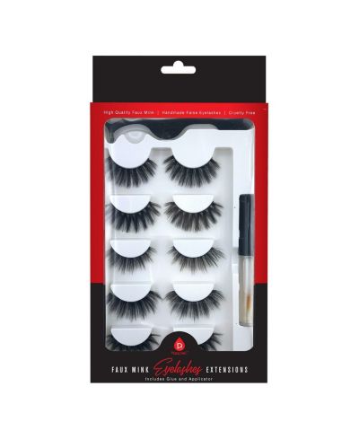 PURSONIC Faux Mink Style False Eyelashes Extensions
