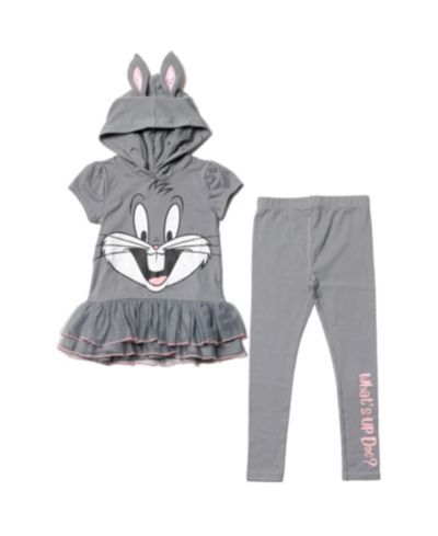 Looney Tunes Детский комплект: футболка-платье и леггинсы Buggs Bunny
