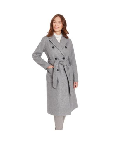 FRYE Women's Clara Double Breasted Belted Coat