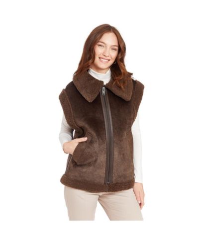 Женский жилет Frye Women's Sarah Faux Shearling