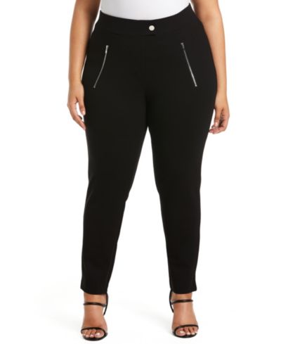 Rafaella Брюки Plus Size с застежкой на молнии