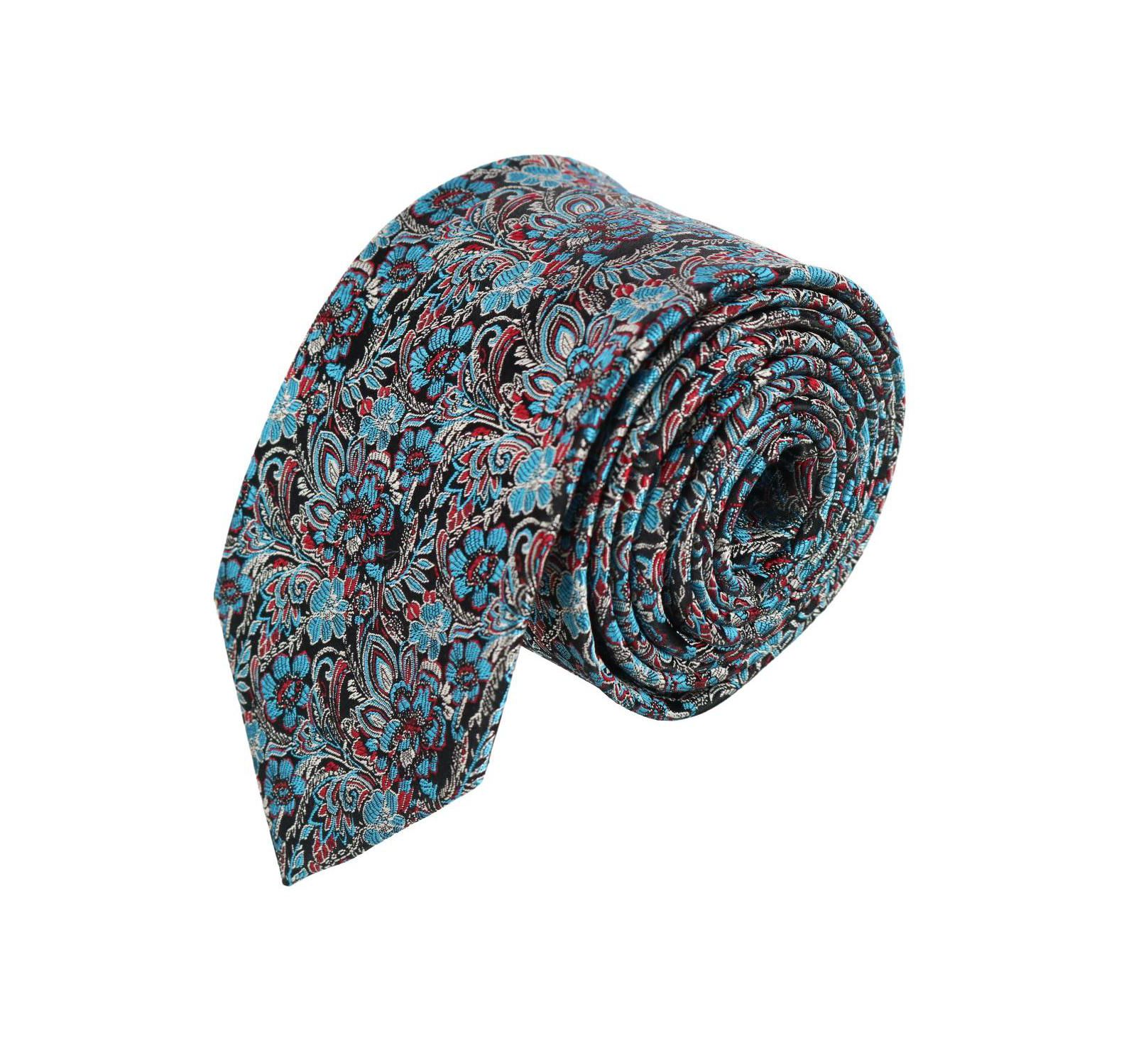 TRAFALGAR Men's Enzo Exploded Floral Silk Necktie