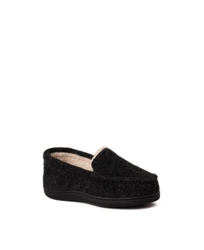 Dearfoams Kid's Amari Moccasin House Shoe Slipper