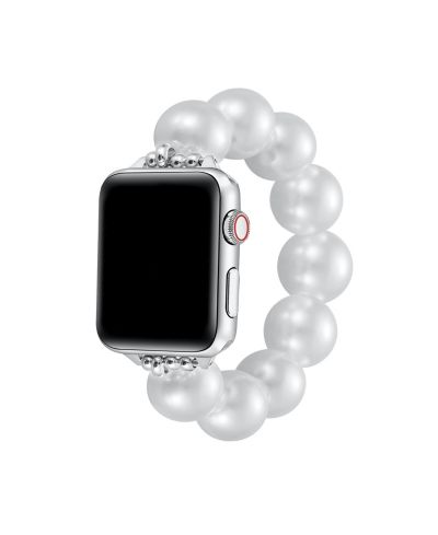Posh Tech Violet Faux Pearl Band for Apple Watch 44,45,46,49mm