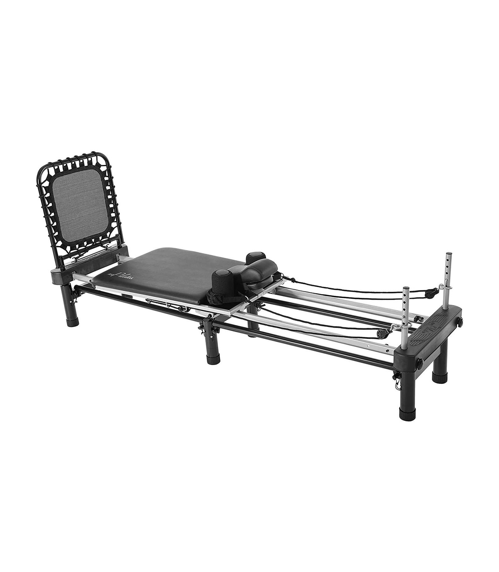 Stamina Products Aero Pilates Premier 700 Foldable Reformer Fitness Machine with Cardio Rebounder