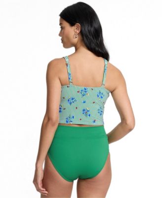 Floral/vibrant clover stripe