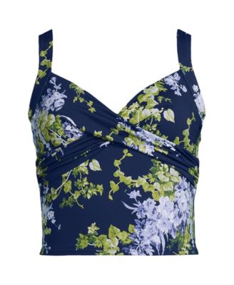 Navy/white blooms