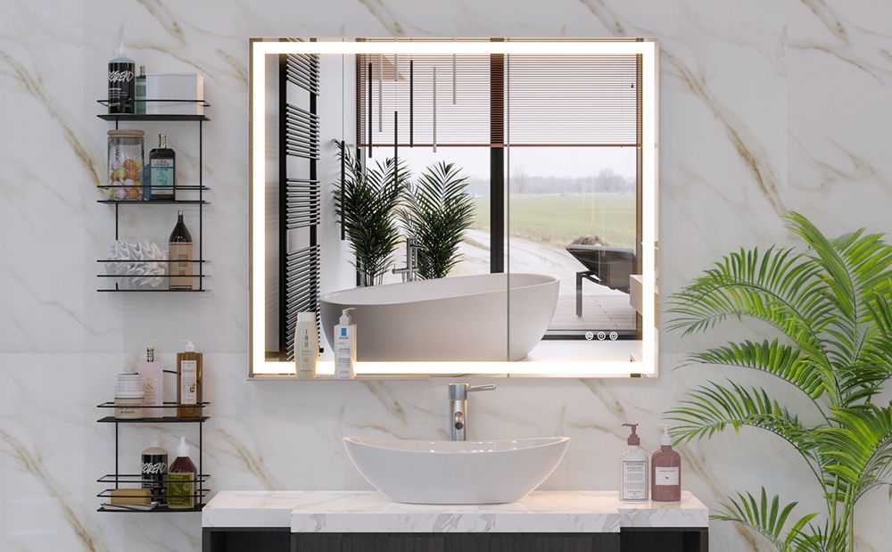 Streamdale Furniture Smart LED Bathroom Vanity Mirror with Anti Fog