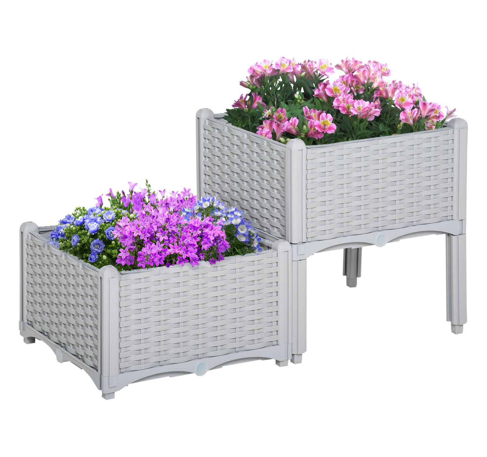 Self-Watering Raised Garden Bed with Legs