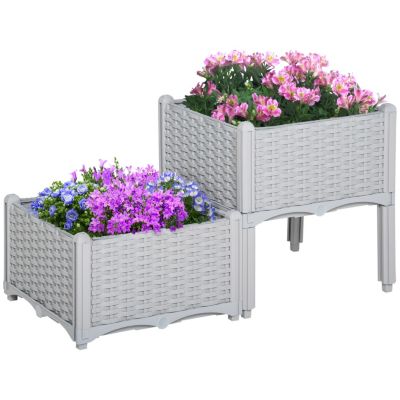 Streamdale Furniture приподнятая садовая грядка с системой самополива и ножками