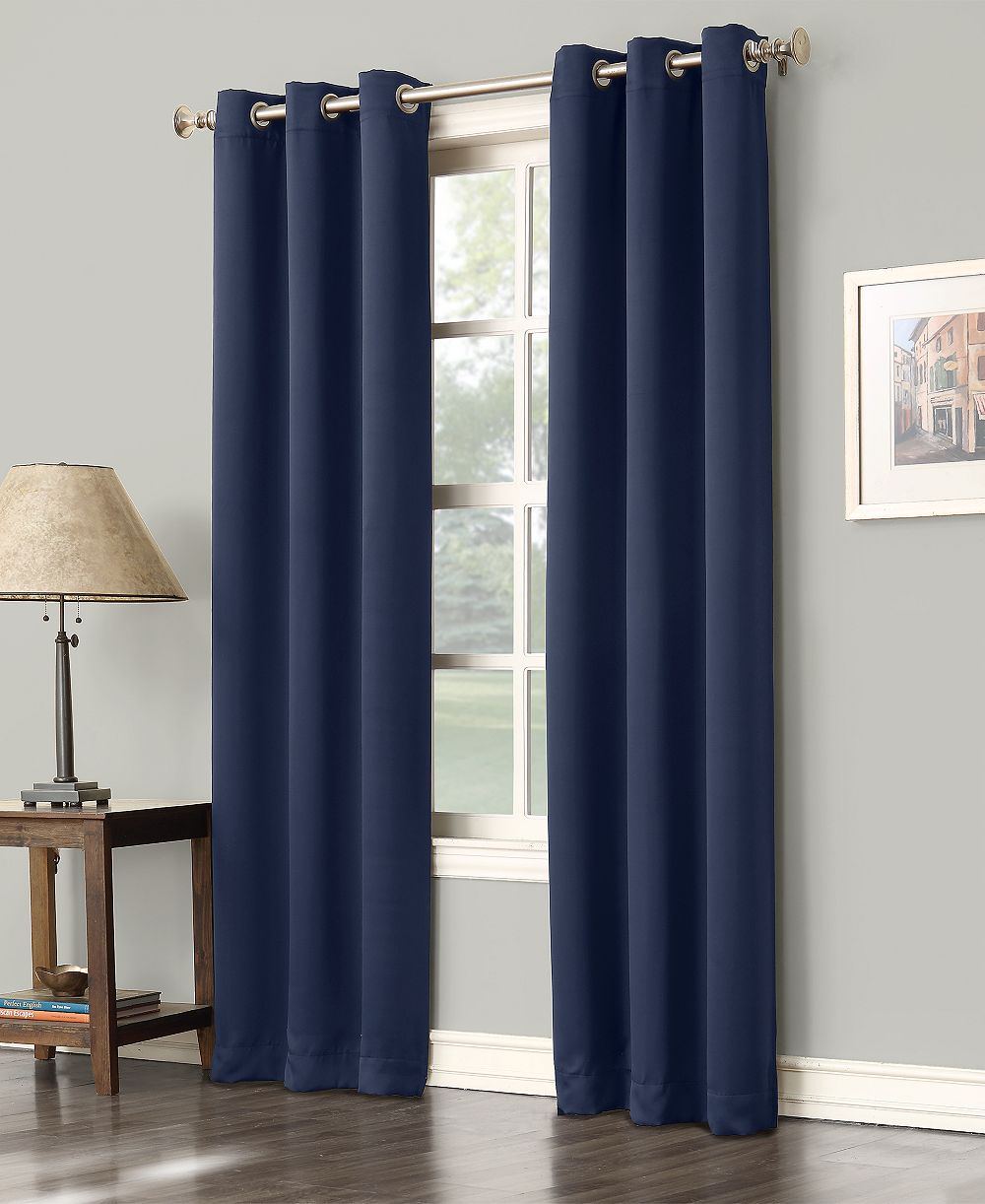 Штора Sun Zero Preston Energy Saving Blackout Grommet