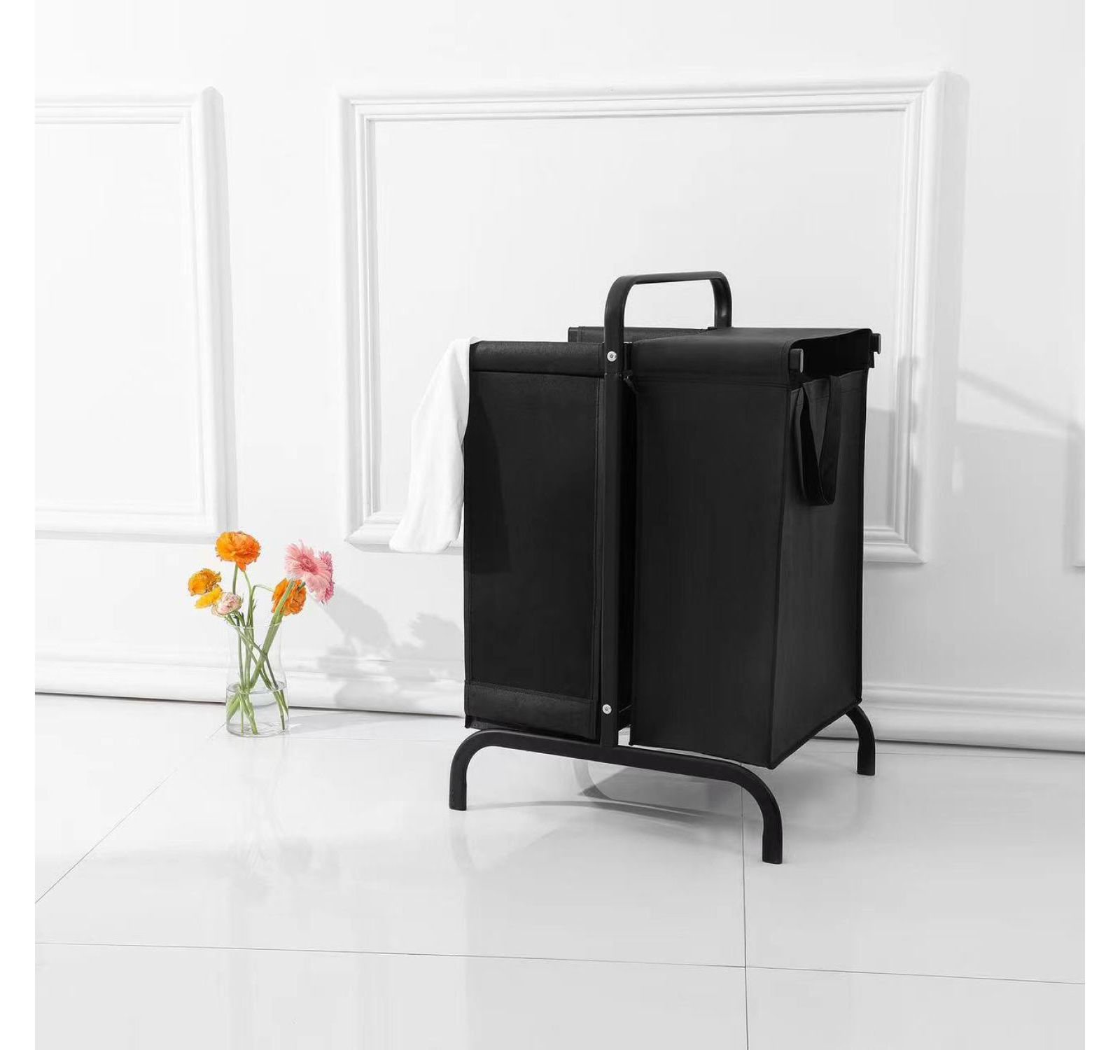 Streamdale Furniture 2-Tier Laundry Hamper with Sorting Cards