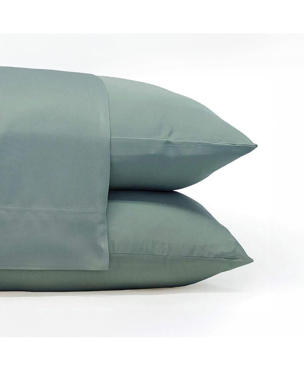 Cariloha Classic 2-Piece Twill Pillowcase Set | Tahitian Breeze | King | Viscose Material | Allergy Resistant, Thermal-Regulating and Extra soft